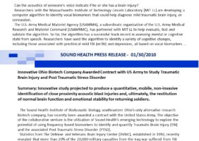 MIT Sound Health Press Release